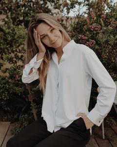 Col Mao Chemise Sur Pull Chemise Col Mao En Tissu Recyclé Diego