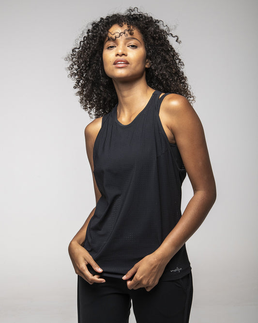 Micro-perforated tank top - Enzo